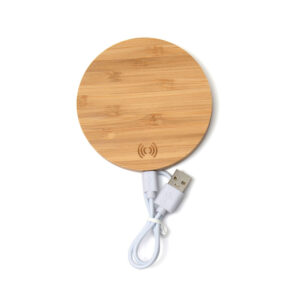 15W Eco-Friendly Qi Charge Bamboo Wireless Charger