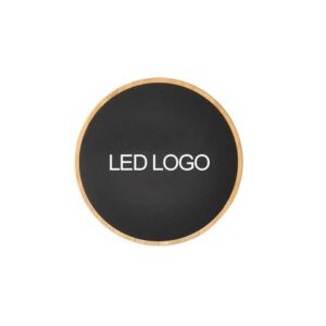 15W Eco Friendly Wireless Charging Pad with Light Up Logo & Type C Port By Zeon