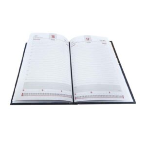 A5 Daily Diary with One side padded soft touch PVC – BEIGE