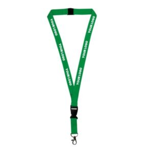 20mm Polyester Lanyard with Rigger Hook, Safety Lock & Buckle