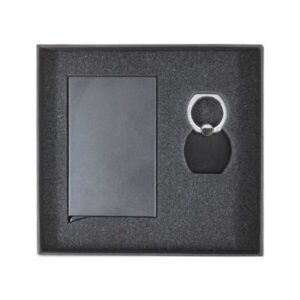 Business Card Holder & Mobile Holder Gift Set