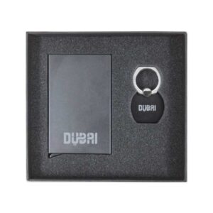 Business Card Holder & Mobile Holder Gift Set