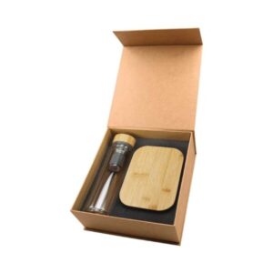 Bamboo Gift Set with Flask & Lunch Box