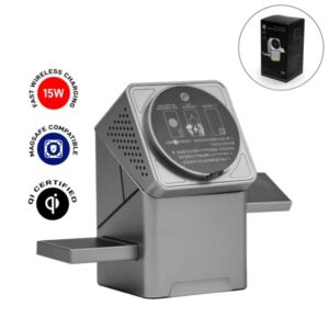 3-in-1, One Touch Rotate Wireless Charging Station 15W Fast Charging