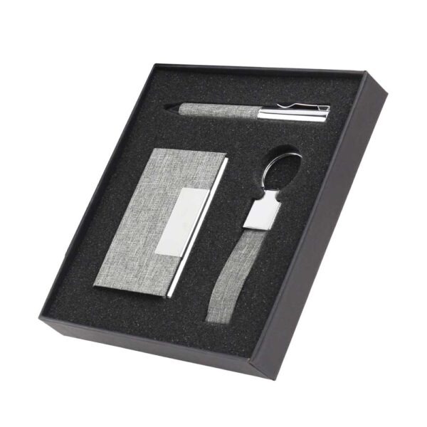 3in1 gifts set GS 31 14 Promotional Gift Set with RPET Business Card Holder & Metal Pen - Image 3