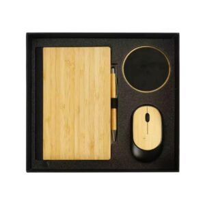 Bamboo Gift Set with Eco-Friendly Accessories