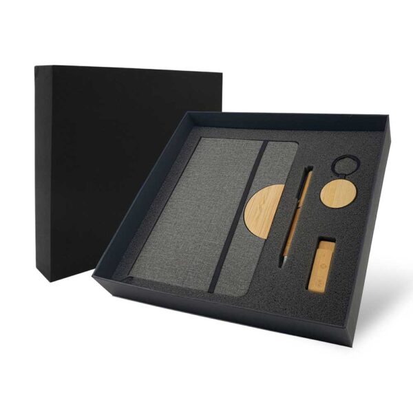 4in1 gifts set GS 41 08 Bamboo Notebook & Tech Gift Set - Image 3