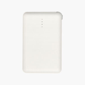 5000 mAh Mini Powerbank with Built-in Cable & Lightning Port Converter