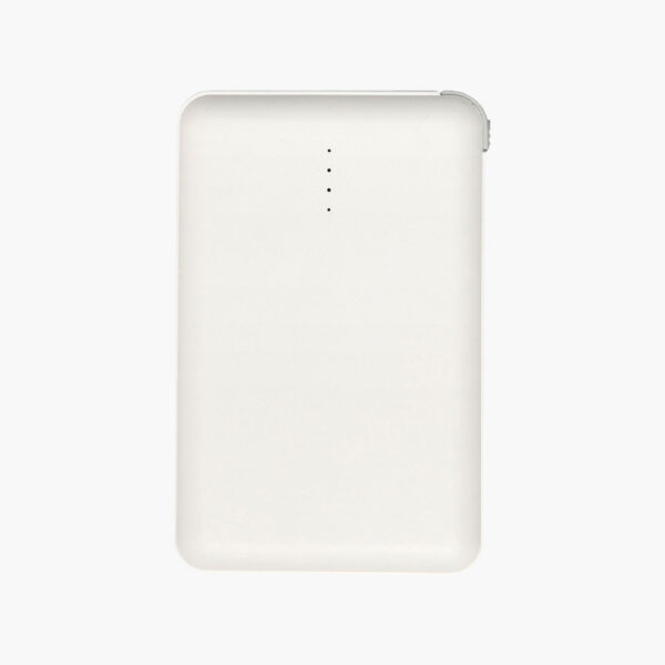 5000 mAh Mini Powerbank with Built-in Cable & Lightning Port Converter