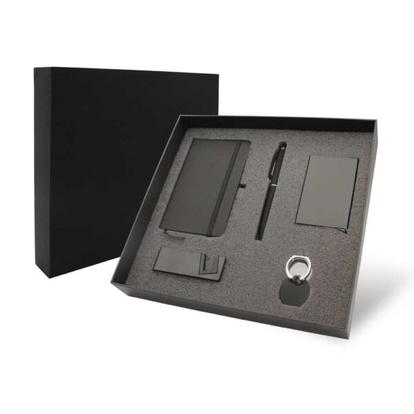5in1 gifts set GS 51 02 Black Themed Promotional Gift Set - Image 3