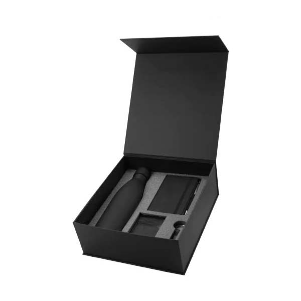 5in1 gifts set GS 51 05 Black Stainless Steel & Leather Promotional Set - Image 3