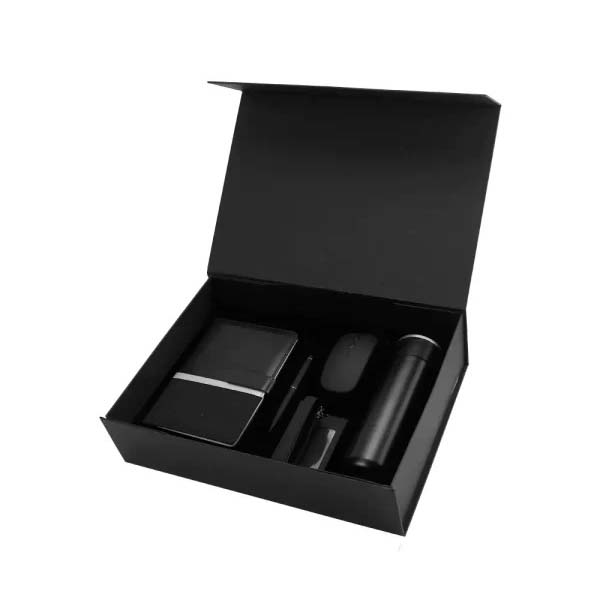 5in1 gifts set GS 51 06 Black Cardboard Promotional Gift Set - Image 3