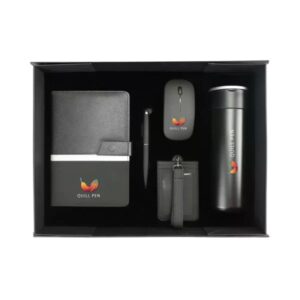 Black Cardboard Promotional Gift Set