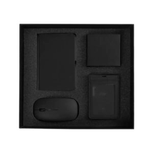 PU Notebook & Wireless Charger Set
