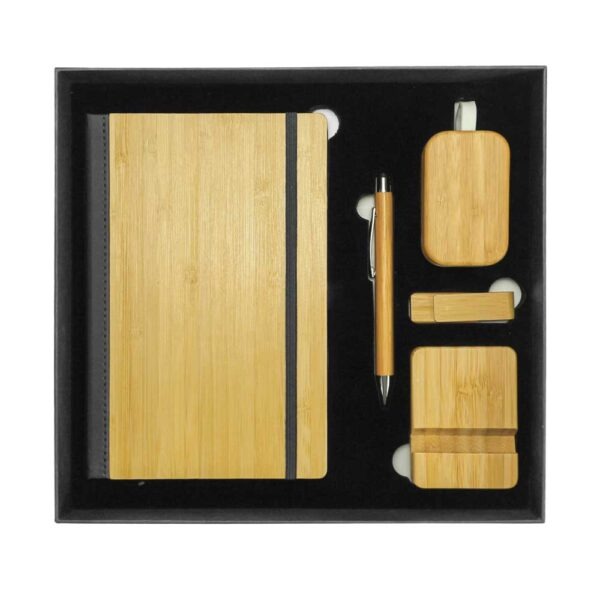 5in1 gifts set GS 51 12 main Eco Bamboo Tech Gift Set