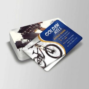 760 Mic Glossy PET Rounded Corner Business Card