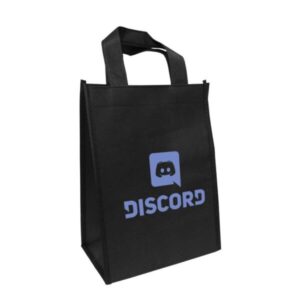 A5 Black Non Woven Shopping Bags