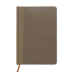 A5 Coffee Material Notebooks | 96 sheets & Page Marker