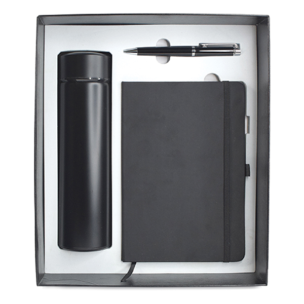 a5 notebook metal pen stainless steel drinkware gift set GS 31 27 1 A5 Notebook, Metal Pen & Stainless Steel Drinkware Gift Set