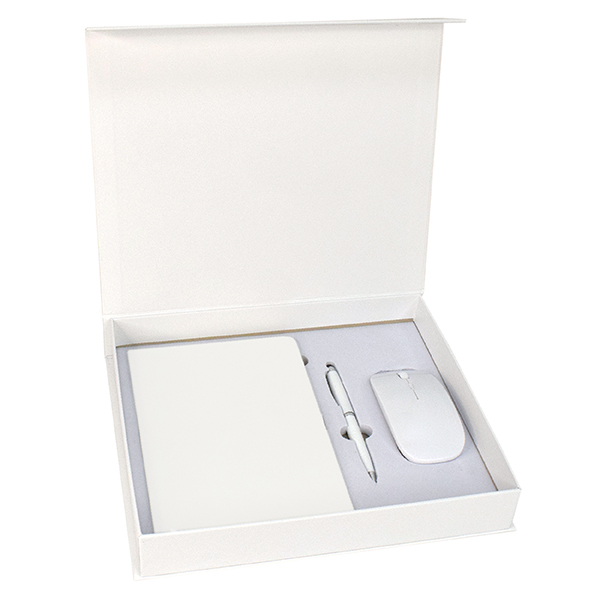 a5 notebook metal stylus pen ultra slim wireless mouse gift set GS 31 21 2 A5 Notebook, Metal Stylus Pen & Ultra Slim Wireless Mouse Gift Set - Image 2