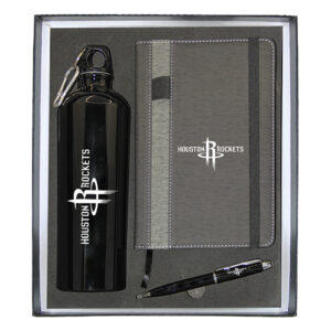 A5 Notebook, Sports Water Bottle & Metal Ball Pen Twist Gift Set