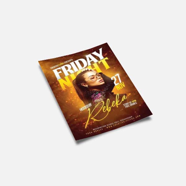 a6 real size flyers 1 printing dubai hmprint