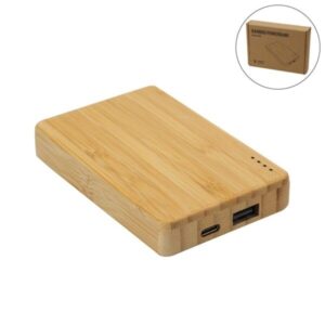 Bamboo Powerbank 5000 mAh Type C Input and Output