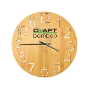 Bamboo Wall Clock – Modern & Eco-Friendly