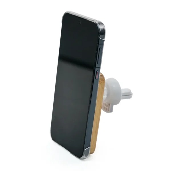 bamboo wireless car charger 15w fast charging and type c TG WC 50 mobile Bamboo Wireless Car Charger 15W Fast Charging & Type C - Image 6