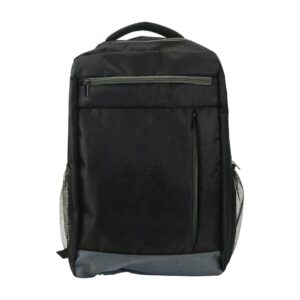 Black Polyester Backpack