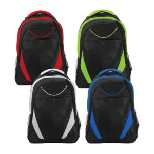 Two-Tone Polyester Backpack with Padded Straps