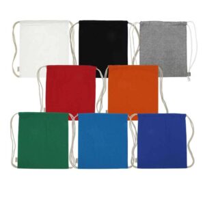 Recycled Cotton Drawstring Bag