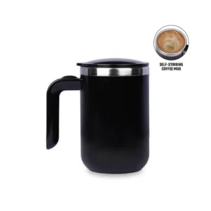 BIOZA – Auto Stirring Double Wall Coffee Mug with Handle (400ml)