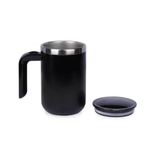 BIOZA – Auto Stirring Double Wall Coffee Mug with Handle (400ml)