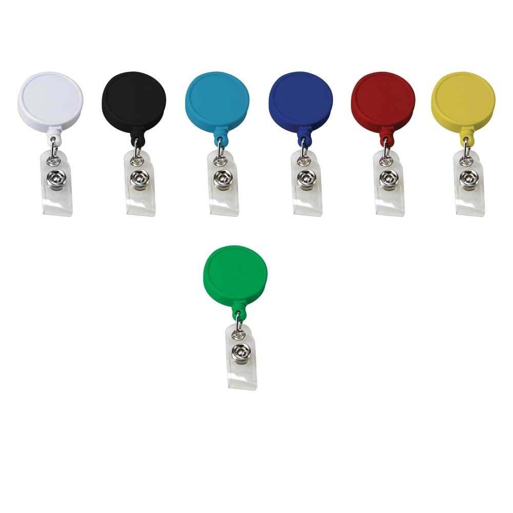 bl acc 29 round big logo reel badge epoxy logo dome main1 Round Big Logo Reel Badge (32 mm) with Epoxy Logo Dome