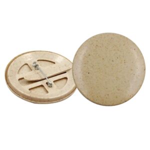 Biodegradable Button Badge with Pin/Clip 53 mm