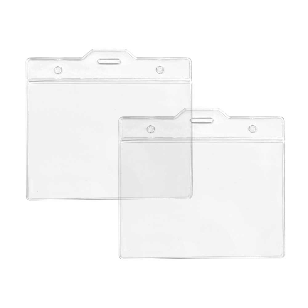 bl idh 02 clear plastic id card holder main Clear Plastic ID Card Holder (105 x 115 mm)
