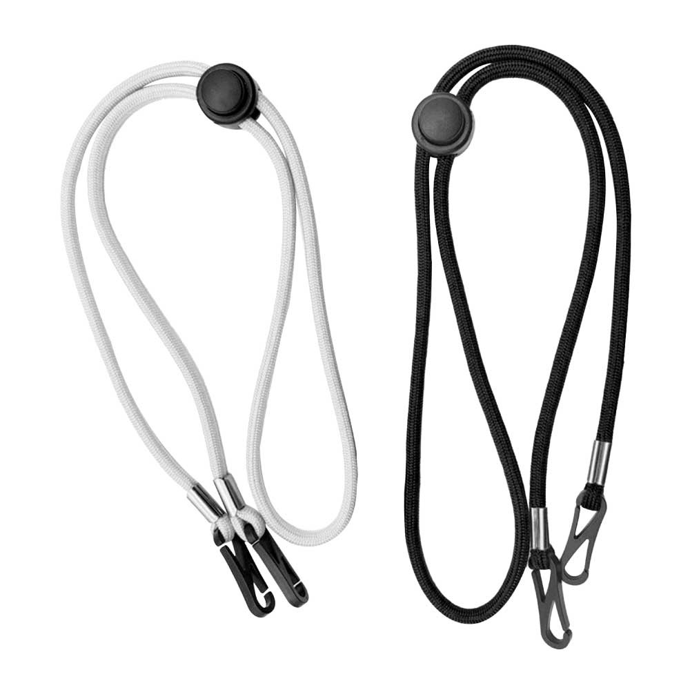 bl lny 10 double hook cord lanyards with adjustable lock main Double Hook Cord Lanyards with Adjustable Lock