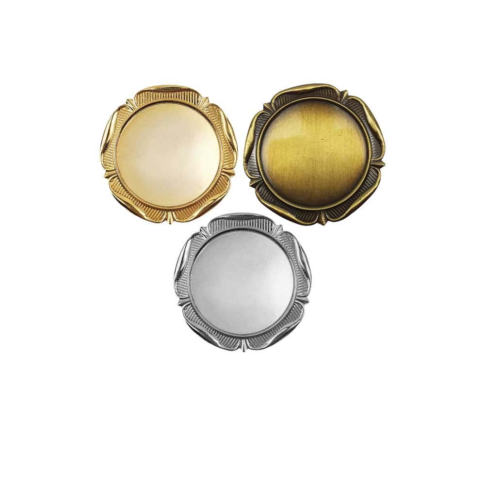 bl mb 21 round flower metal badge 20mm main Round Flower Metal Badge 20 mm