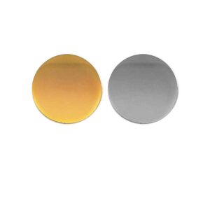 Flat Round Metal Badge 20 mm