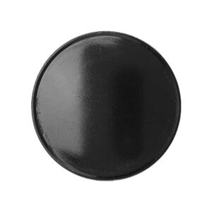Round Black Metal Badge 30 mm Diameter