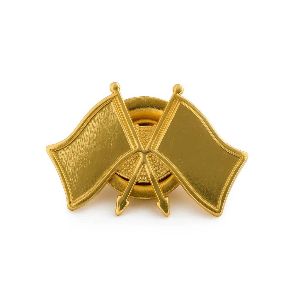 bl mb 56 two flag metal badge magnet 30x17x20mm main Two-Flag Metal Badge with Magnet 30 x 17 x 20 mm