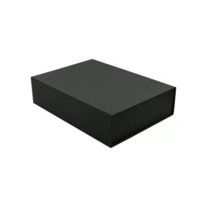 Black Rectangular Cardboard Packaging Box