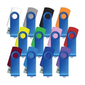 Blue Swivel USB Flash Drives