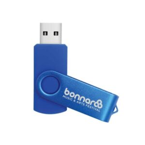 Blue Swivel USB Flash Drives