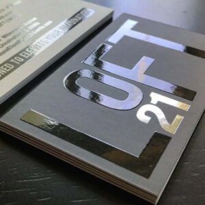 Business Cards, Matt Lamination, 3D Spot UV
