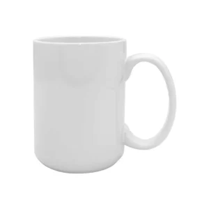 CARAVO – Glossy White Sublimation Ceramic Mug (440ml / 15oz)
