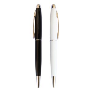 Chrome Twist Metal Ball Pen