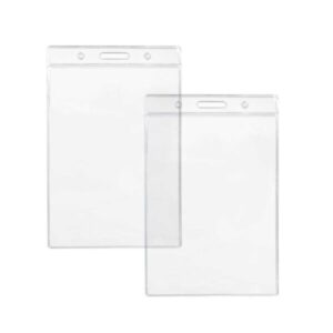 105 x 150 mm Clear Plastic ID Card Holder