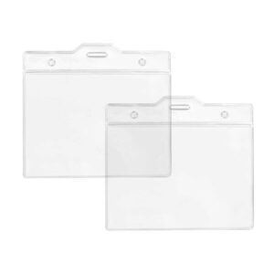 105 x 115 mm Clear Plastic ID Card Holder